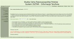 Desktop Screenshot of isztar.mf.gov.pl
