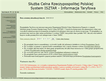 Tablet Screenshot of isztar.mf.gov.pl